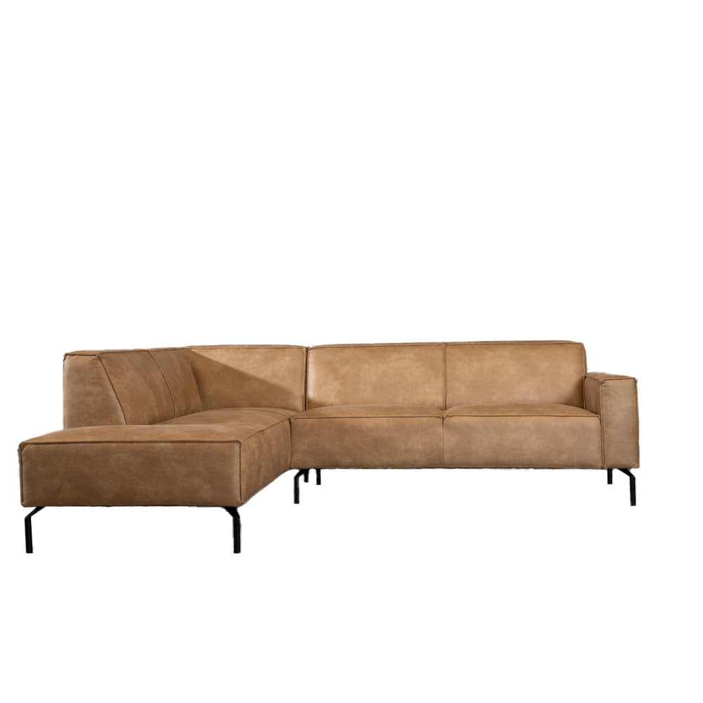 Loungebank Kansas | Hoekbank | Eco-Leder | Leverbaar in Diverse Kleuren