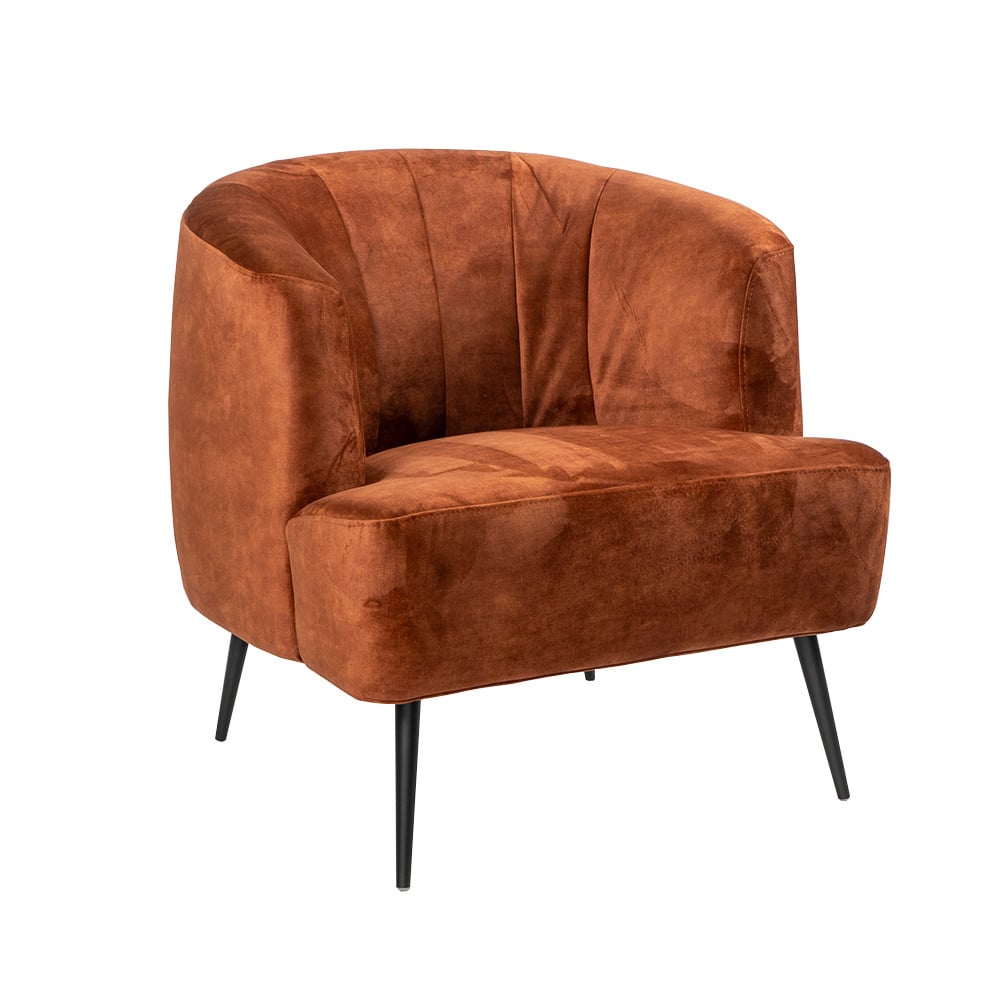 Fauteuil Billy | Velours | Leverbaar in Diverse Kleuren