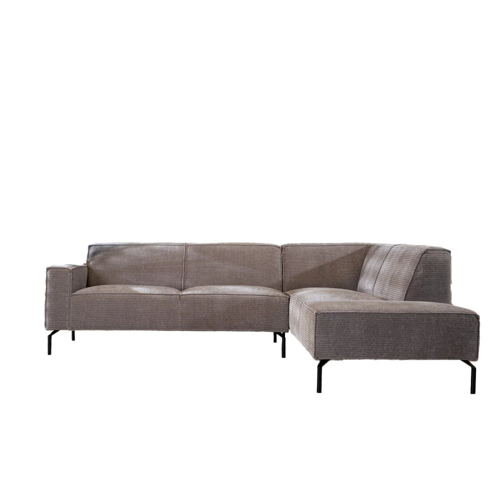 Loungebank Kansas | Hoekbank | Ribstof | Leverbaar in Diverse Kleuren