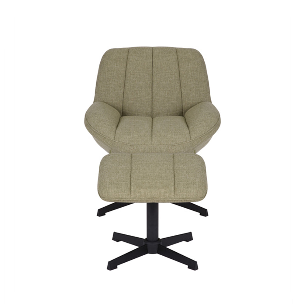 Fauteuil Santa + Hocker | Leverbaar in Diverse Kleuren