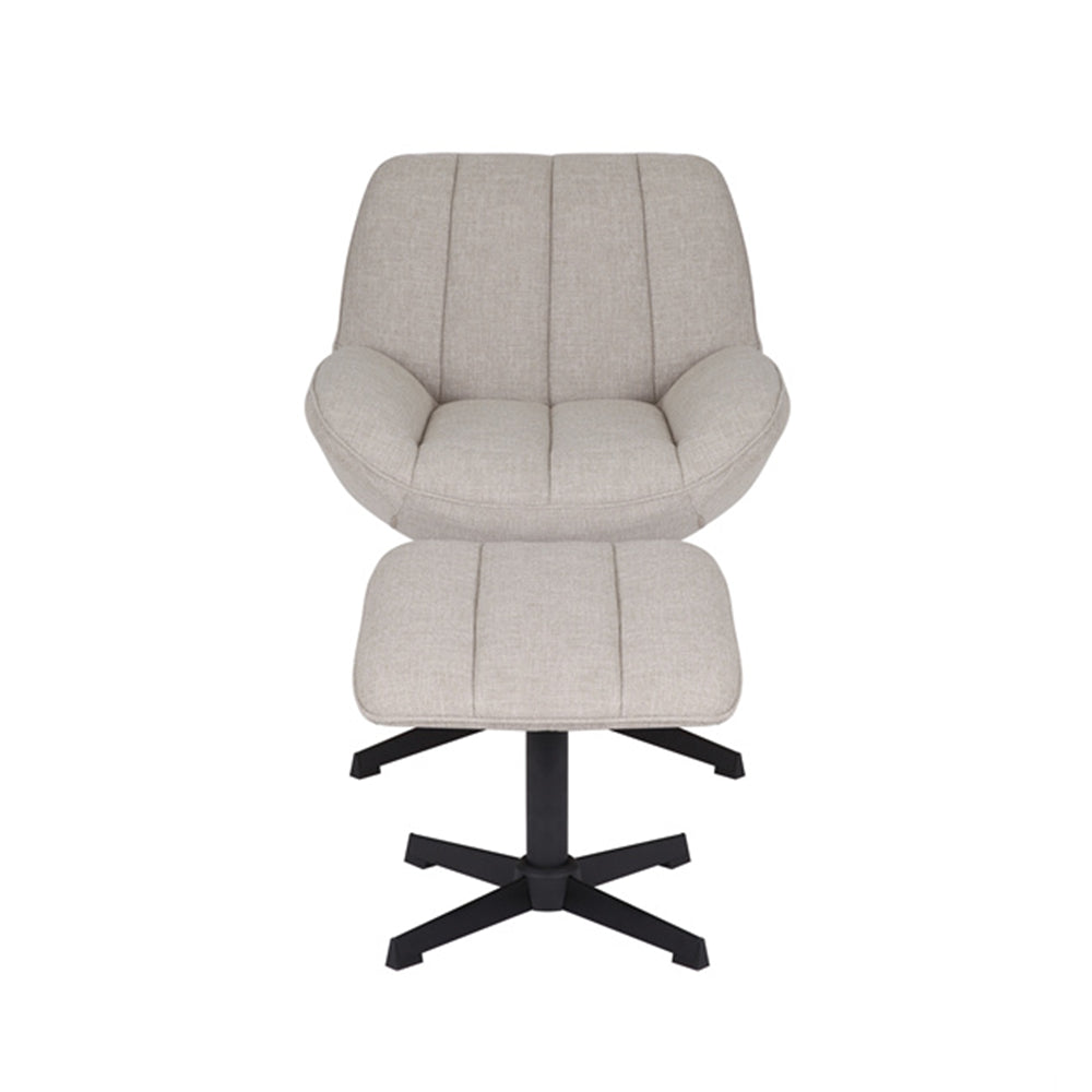 Fauteuil Santa + Hocker | Leverbaar in Diverse Kleuren