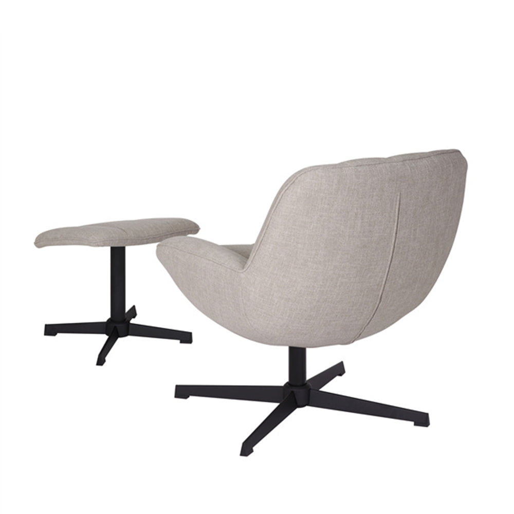 Fauteuil Santa + Hocker | Leverbaar in Diverse Kleuren