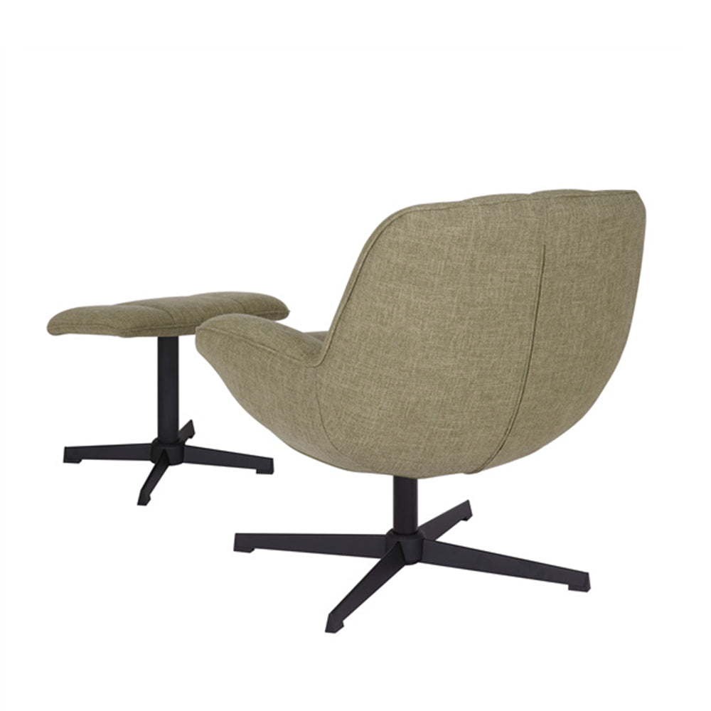 Fauteuil Santa + Hocker | Leverbaar in Diverse Kleuren