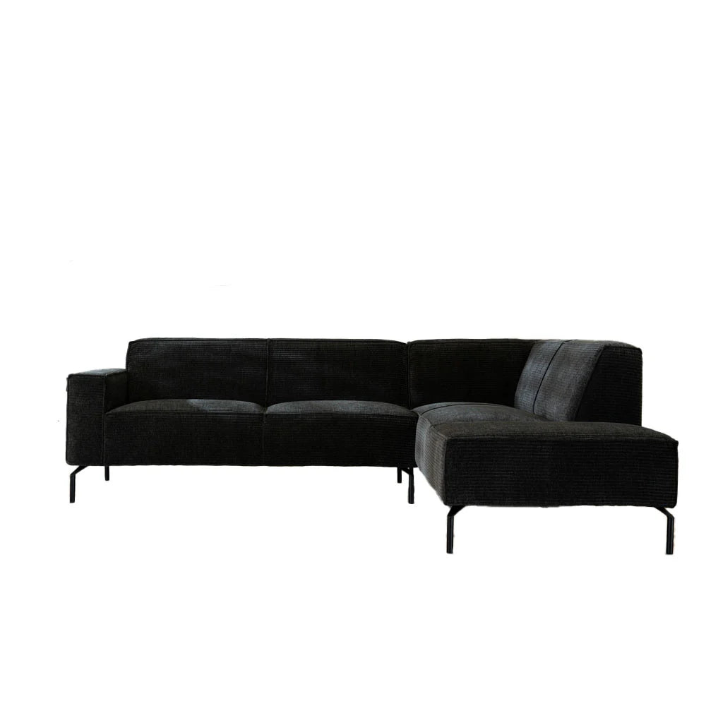 Loungebank Kansas | Hoekbank | Ribstof | Leverbaar in Diverse Kleuren