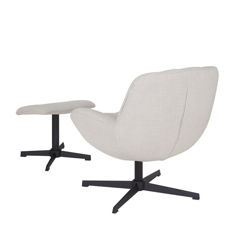 Fauteuil Santa + Hocker | Leverbaar in Diverse Kleuren