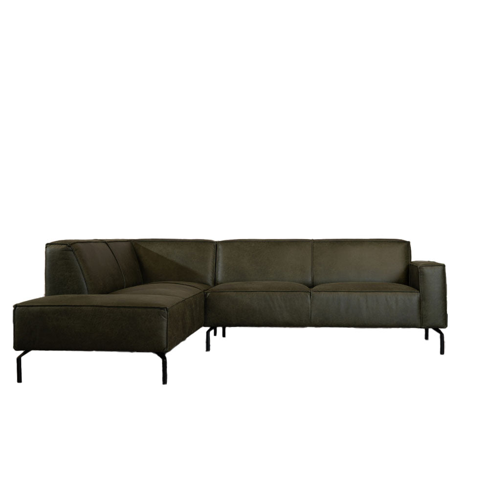 Loungebank Kansas | Hoekbank | Eco-Leder | Leverbaar in Diverse Kleuren