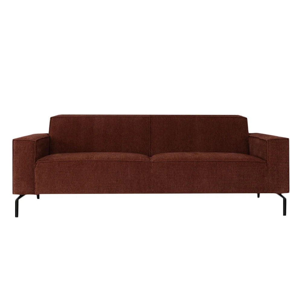 Loungebank Kansas | 3-zits | Ribstof | Leverbaar in Diverse Kleuren