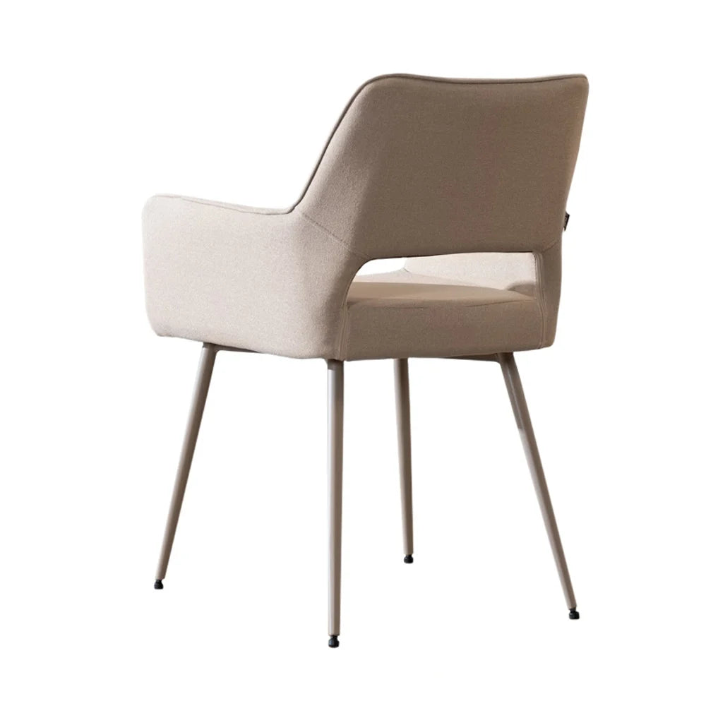 Eetkamerstoel Olivia | Vergaderstoel | Taupe