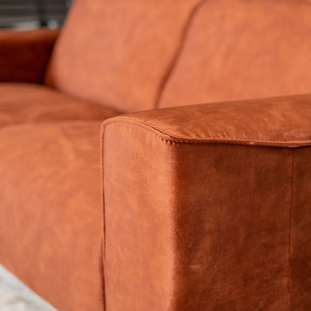 Loungebank Vegas | 2,5-zits | Velvet | Leverbaar in Diverse Kleuren