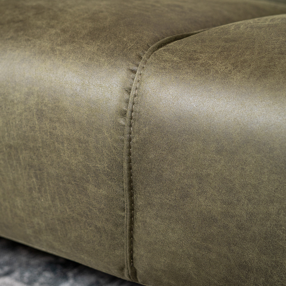 Loungebank Vegas | 2,5-zits | Eco-Leder | Leverbaar in Diverse Kleuren