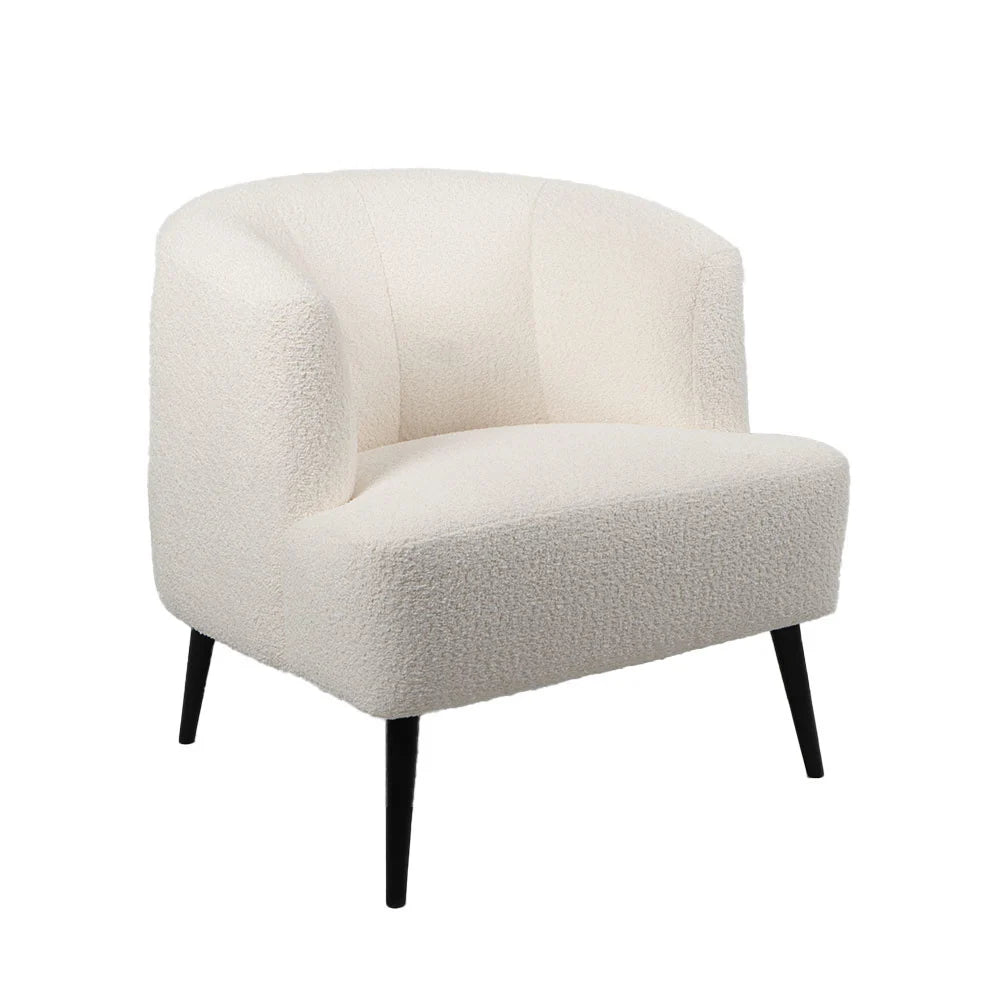 Fauteuil Nora | Bouclé | Leverbaar in Diverse Kleuren