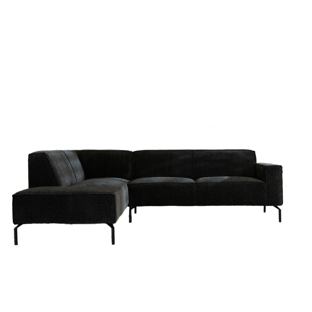 Loungebank Kansas | Hoekbank | Ribstof | Leverbaar in Diverse Kleuren