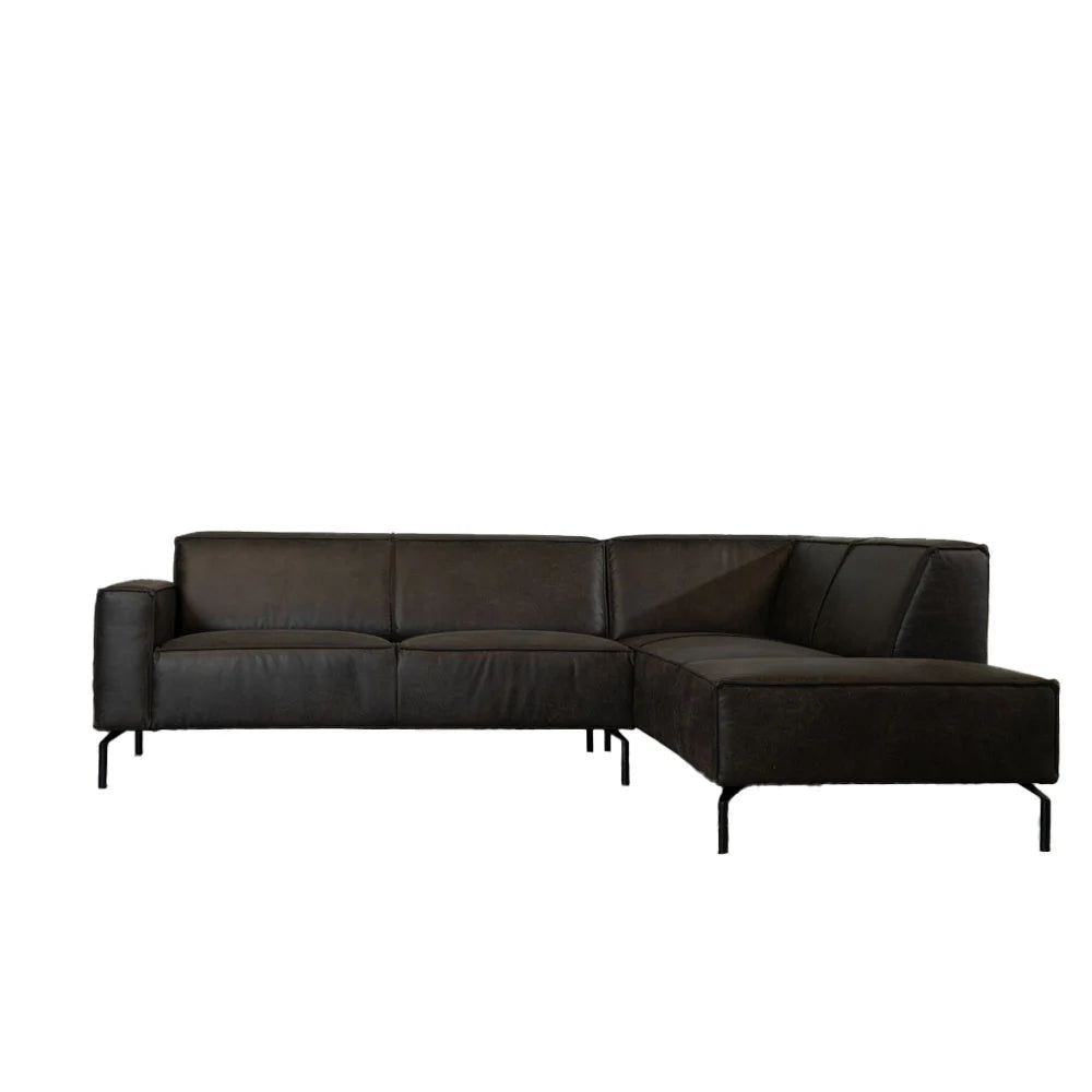 Loungebank Kansas | Hoekbank | Eco-Leder | Leverbaar in Diverse Kleuren