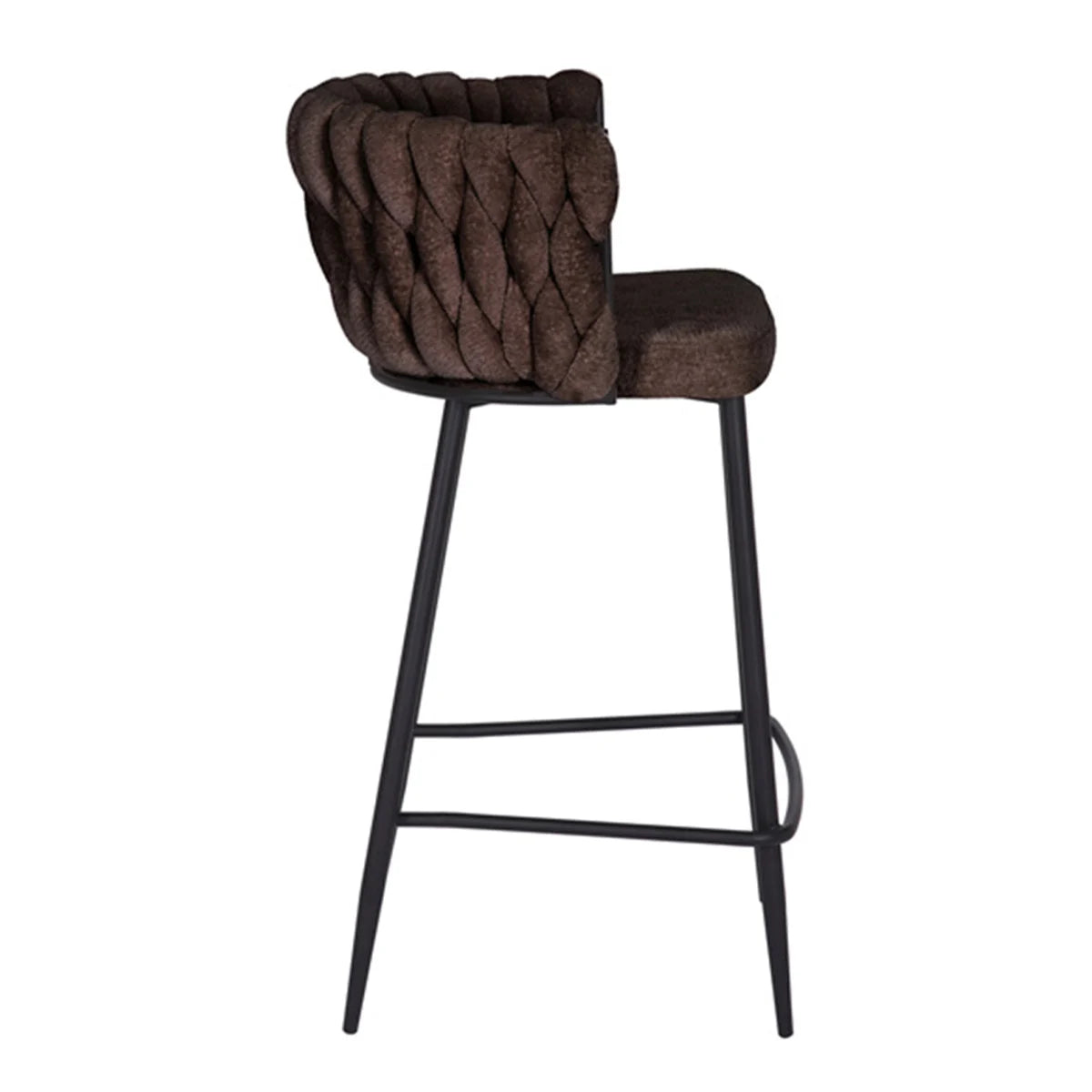 Barkruk River Chenille | Zithoogte 75,5 cm | Leverbaar in Diverse Kleuren