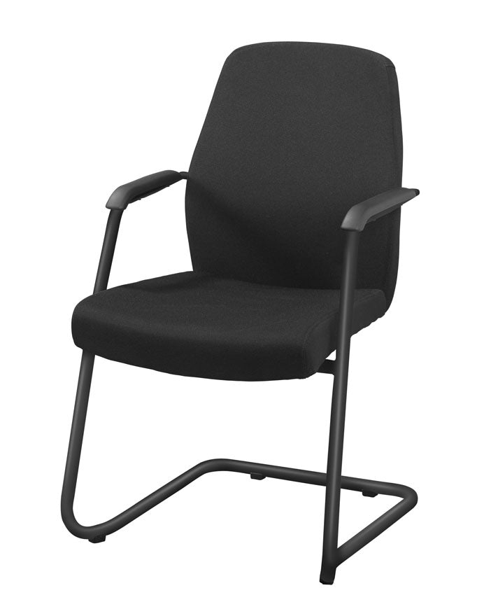 Vergaderstoel Elan | Zwart | Hoge rug