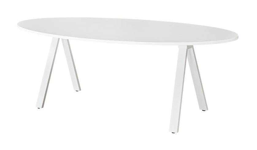 Vergadertafel V | Ellips | 220x 110 cm | Leverbaar In Diverse Kleuren