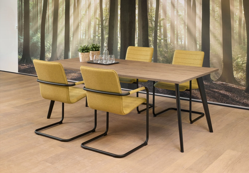 Vergadertafel Real | 200 x 100 cm | Leverbaar In Diverse Kleuren