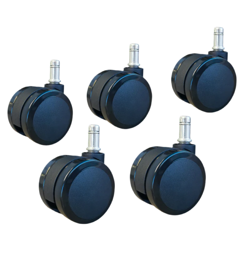 Softwielen | 5 Stuks | Zwart