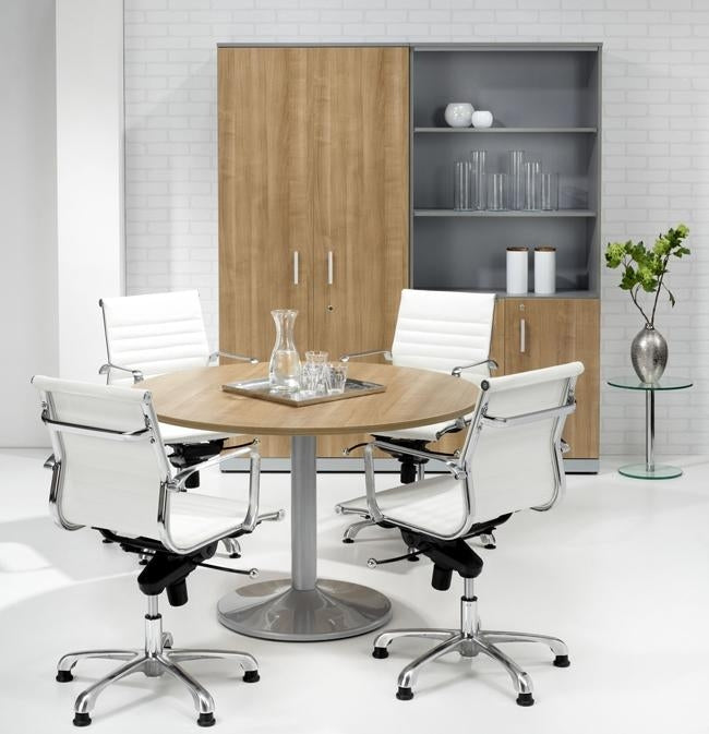 Vergadertafel Teezz | Rond | 120 cm | Leverbaar in Diverse Kleuren