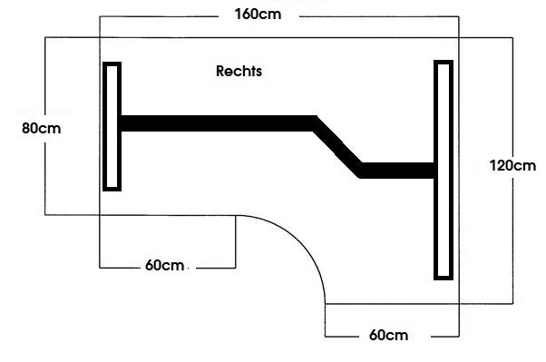 Zit-sta Wingbureau Professional Line | Elektrisch | 65 - 130 cm