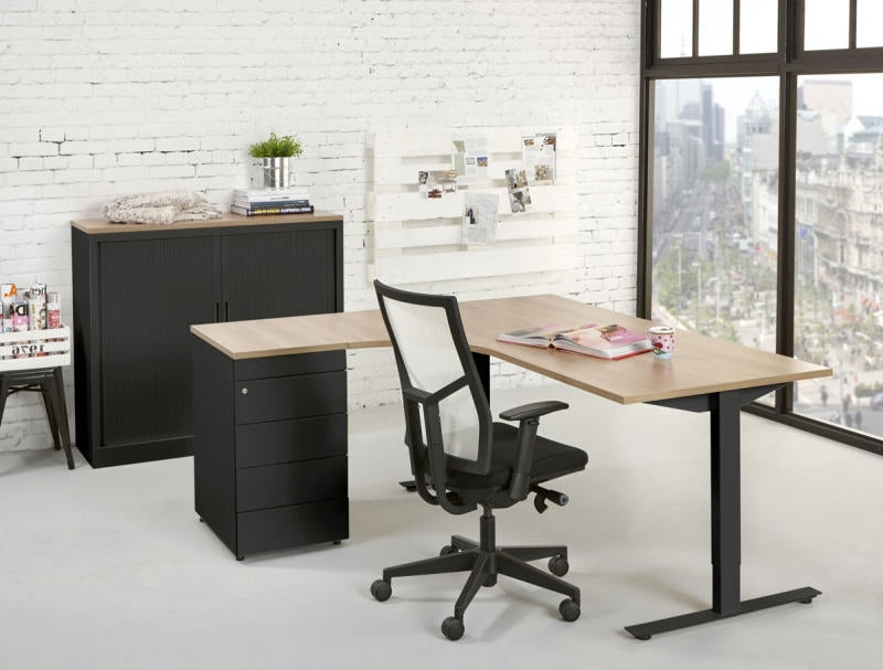 Wingbureau Teezz | Hoogte Verstelbaar | 62 - 85 cm | Leverbaar in Diverse Kleuren en Afmetingen