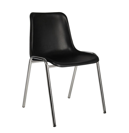 Kantinestoel type Sabine | Chroom Frame | Leverbaar in Diverse Kleuren