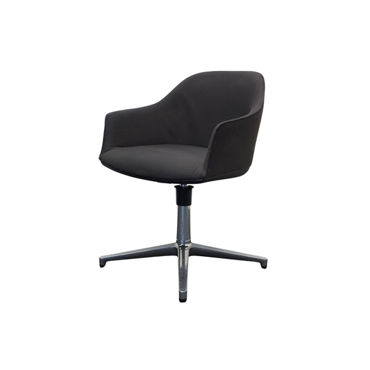 Vitra Softshell Design Stoelen | Vergaderstoel | Antraciet