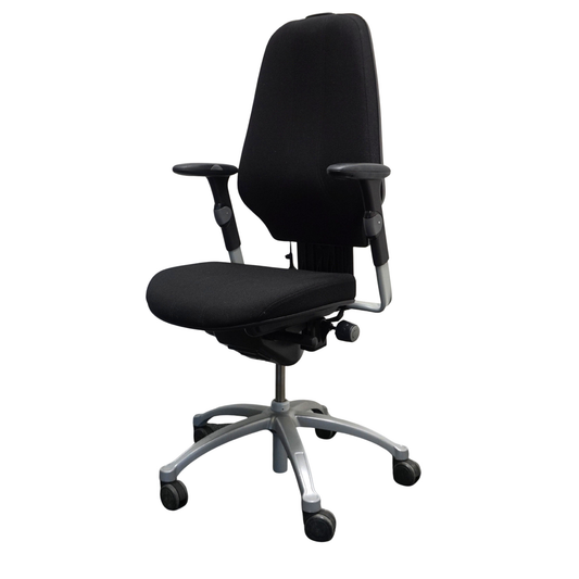 RH Logic 400 Bureaustoelen | Zwarte stof  | Ergonomisch