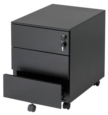 Verrijdbaar Ladeblok | 53,5 x 42 x 58 x cm | 3 Lades |  Leverbaar In Diverse Kleuren