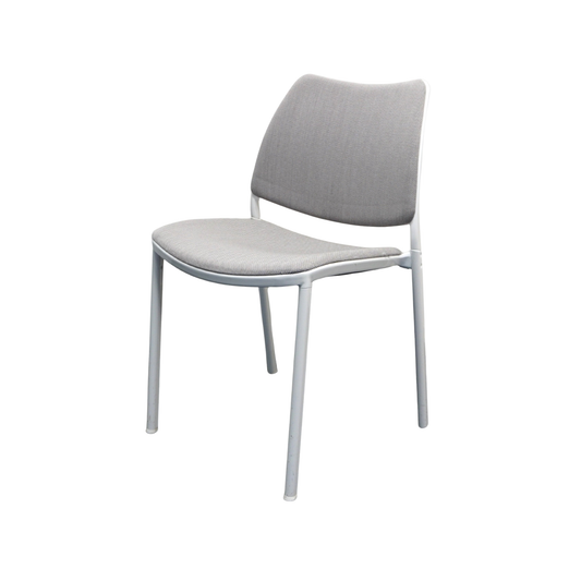 Stua Gas design Stoelen | Vergaderstoelen | Wit Aluminium | Licht Grijs
