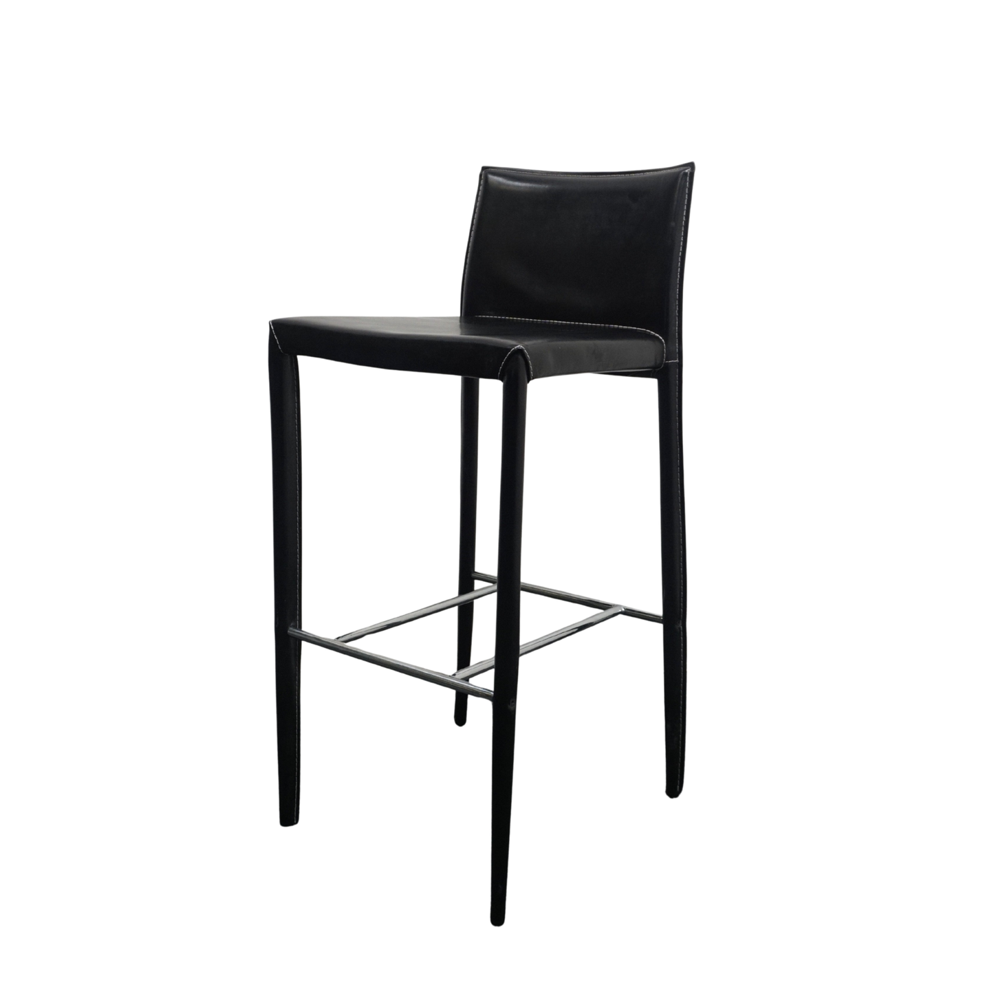 Bontempi Linda Barkruk | Leer | Metaal | Zithoogte 77 cm