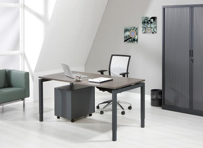 Bureau Q-Bic | Hoogte Verstelbaar | 62 - 85 cm |  Leverbaar in Diverse Kleuren en Afmetingen