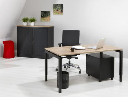 Bureau Q-Bic | Hoogte Verstelbaar | 62 - 85 cm |  Leverbaar in Diverse Kleuren en Afmetingen