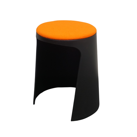 Sellex Handy Kruk | Poefje | Zit Hoogte 46 cm | Oranje