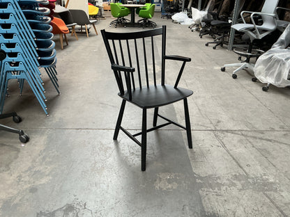 HAY J42 Eiken Design Stoelen | Hout | Zwart | Armleuningen | VINTAGE
