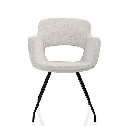 Vergaderstoel WPD 614 | Bouclé Stof | Leverbaar In Diverse Kleuren