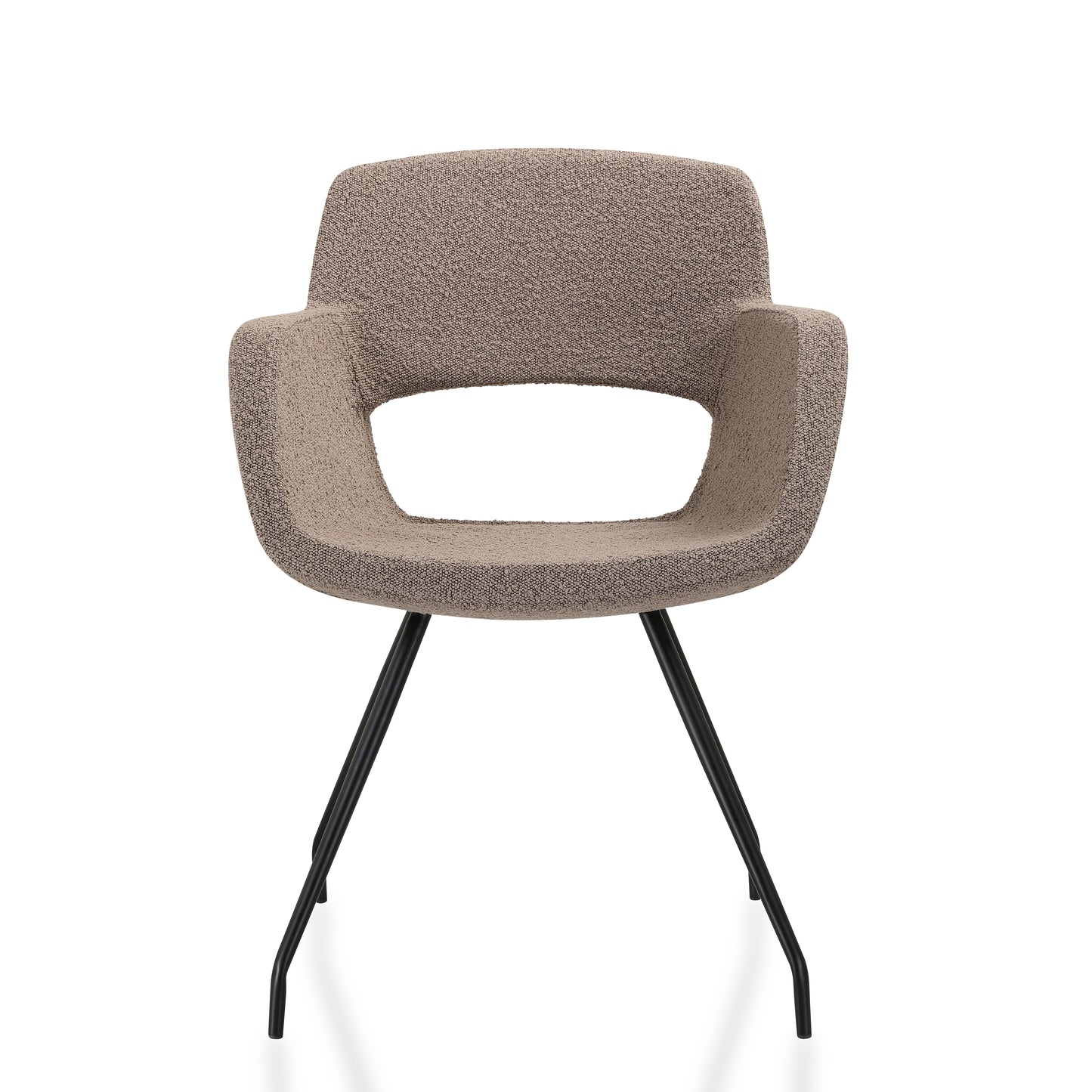 Vergaderstoel WPD 614 | Bouclé Stof | Leverbaar In Diverse Kleuren