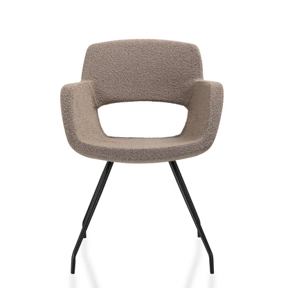 Vergaderstoel WPD 614 | Bouclé Stof | Leverbaar In Diverse Kleuren