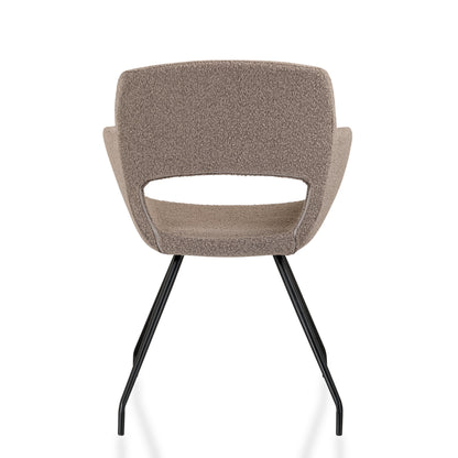 Vergaderstoel WPD 614 | Bouclé Stof | Leverbaar In Diverse Kleuren