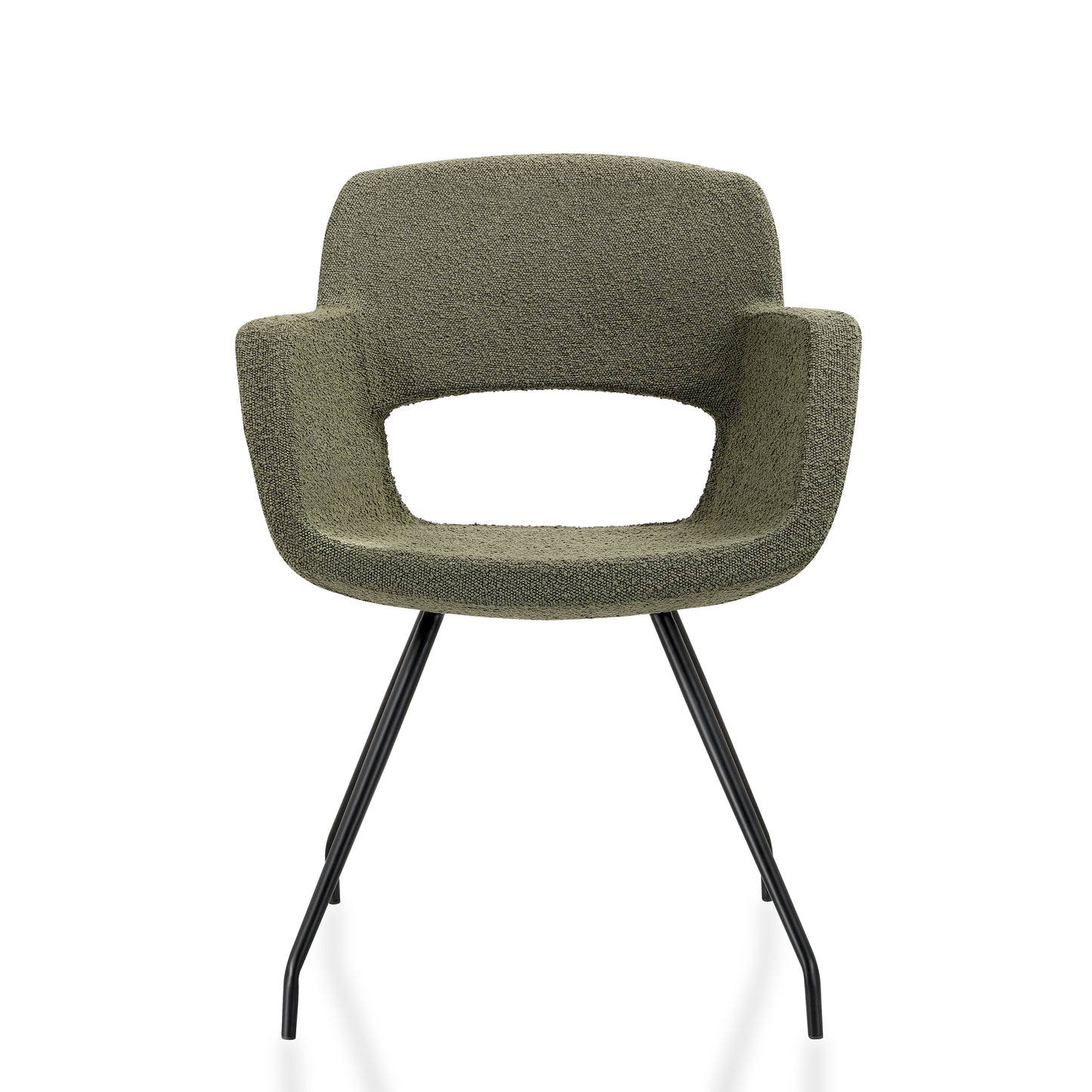 Vergaderstoel WPD 614 | Bouclé Stof | Leverbaar In Diverse Kleuren