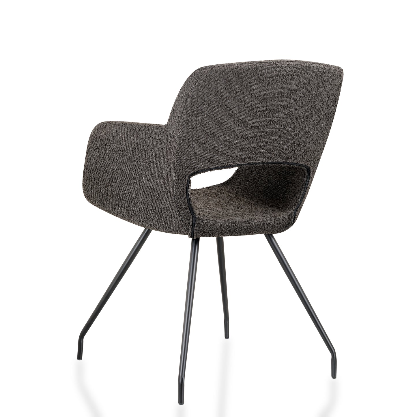 Vergaderstoel WPD 614 | Bouclé Stof | Leverbaar In Diverse Kleuren