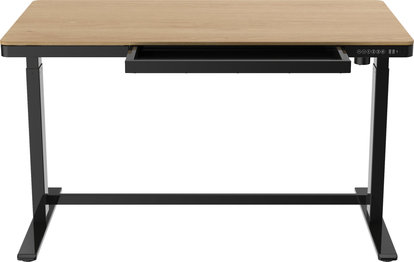 Zit-sta Bureau ES Line  | Elektrisch | 140 x 70 cm | 73 - 122 cm Hoogte | Diverse Kleuren
