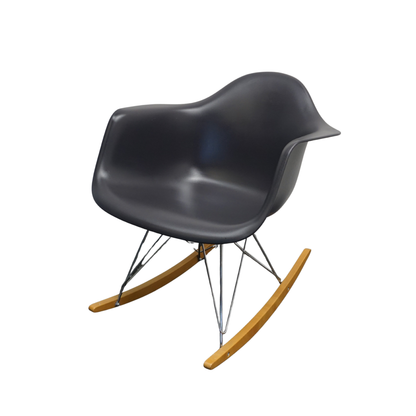Vitra Eames RAR Design Stoel | Schommelstoel | Zwart