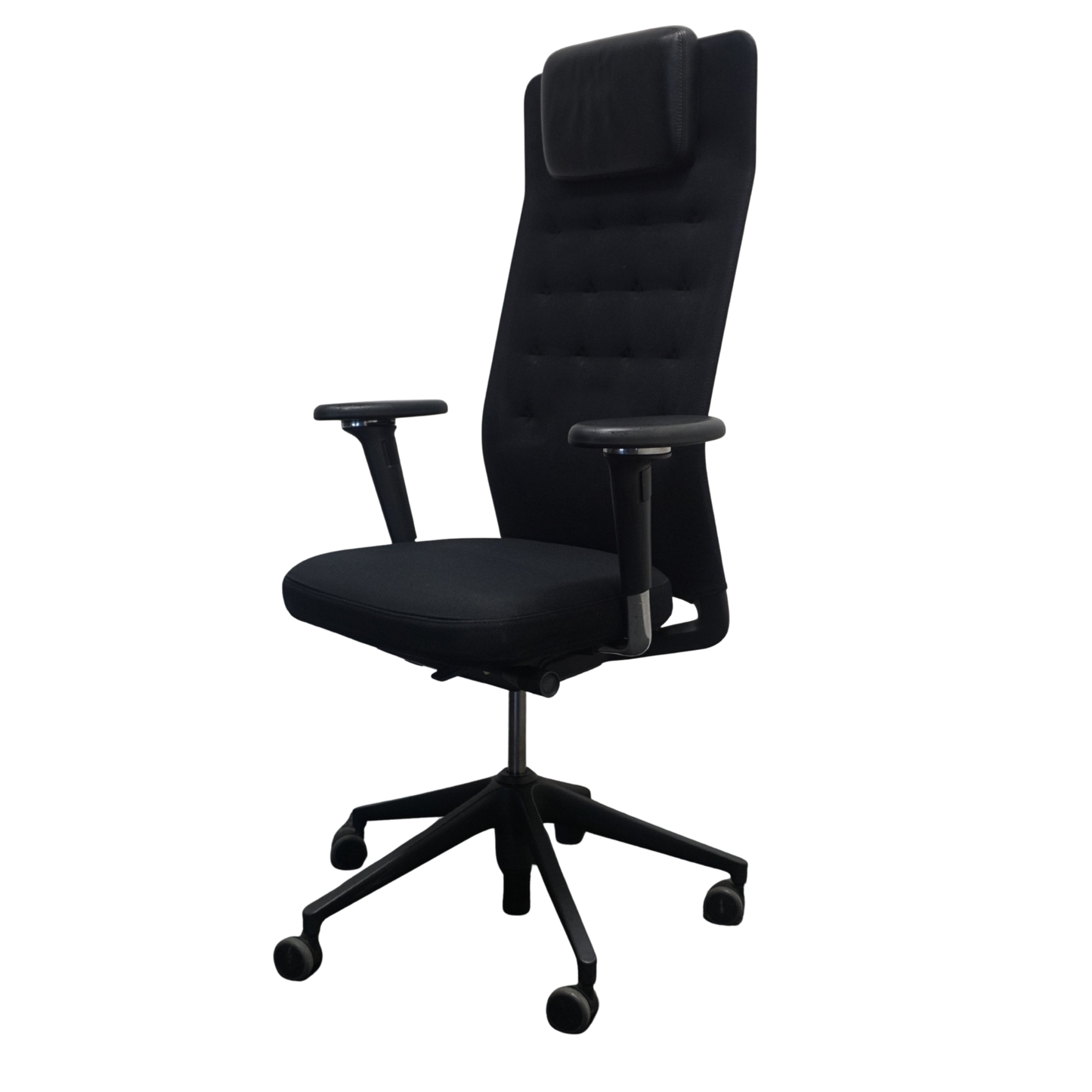 Vitra ID Trim L Bureaustoel | Zwart / Zwart