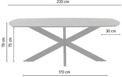 Design Tafel Milaan | Diverse Afmetingen en Kleuren