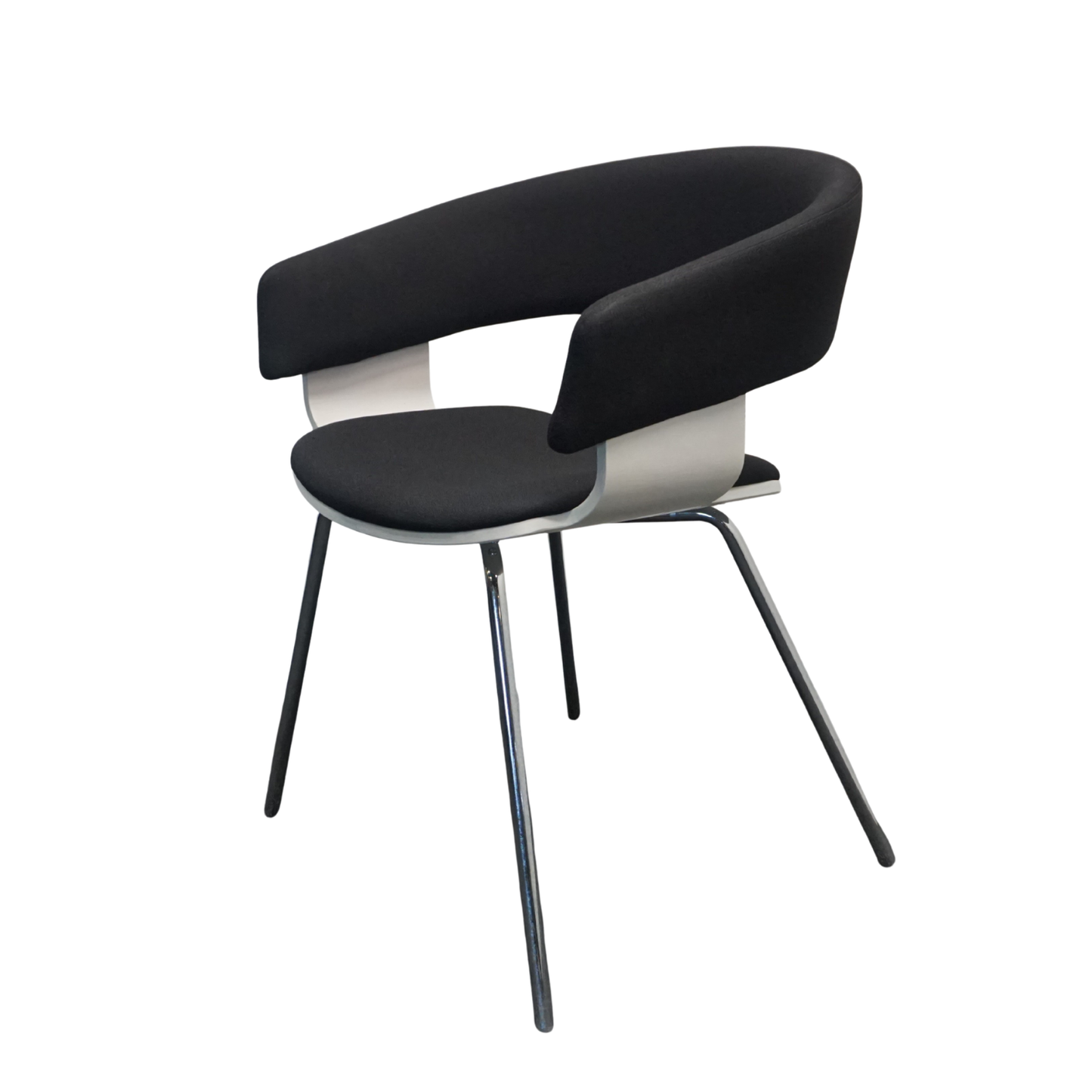 Allermuir A580 Mollie Design Stoel | Zwart / Wit