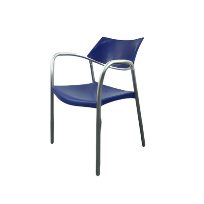 Amat Splash Stoel | Kantinestoel | Vergaderstoel | Blauw