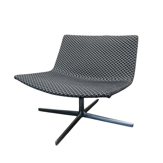 Arper Catifa 80 Design Fauteuil | Zwart / Grijs