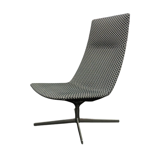 Arper Catifa 70 Design Fauteuil | Zwart / Grijs