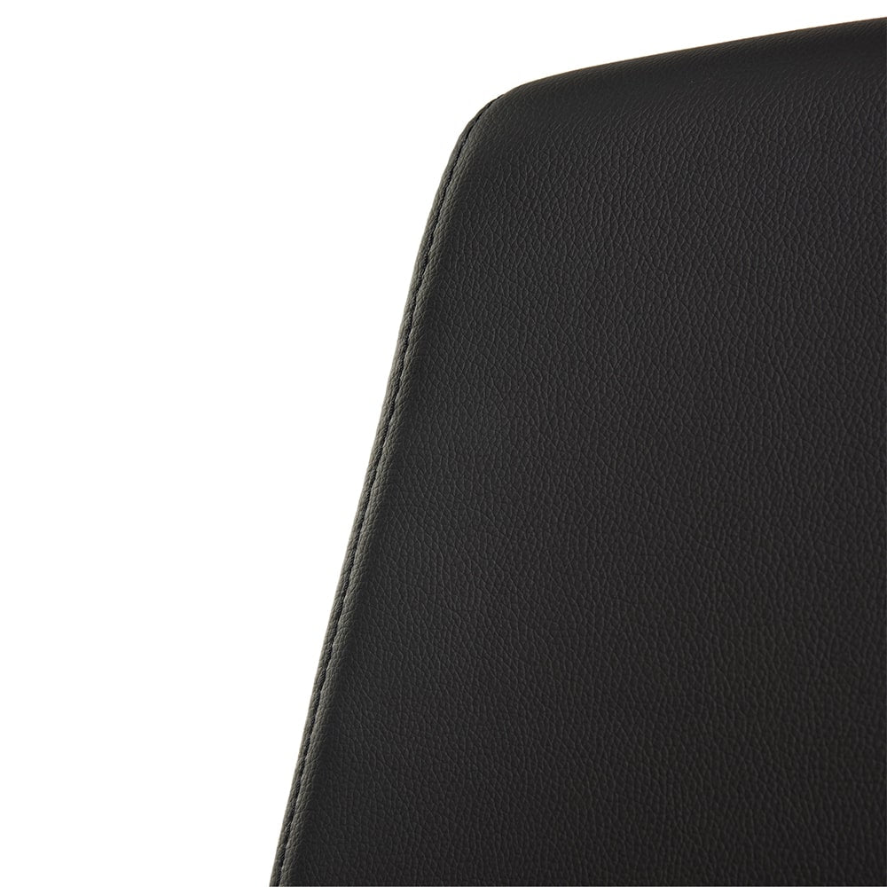 Bureaustoel WPD Basic Semi-Leer | Zwart | EN1335